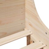 Grenen Bed 200x200 cm - Retourdeal: 55% Korting!