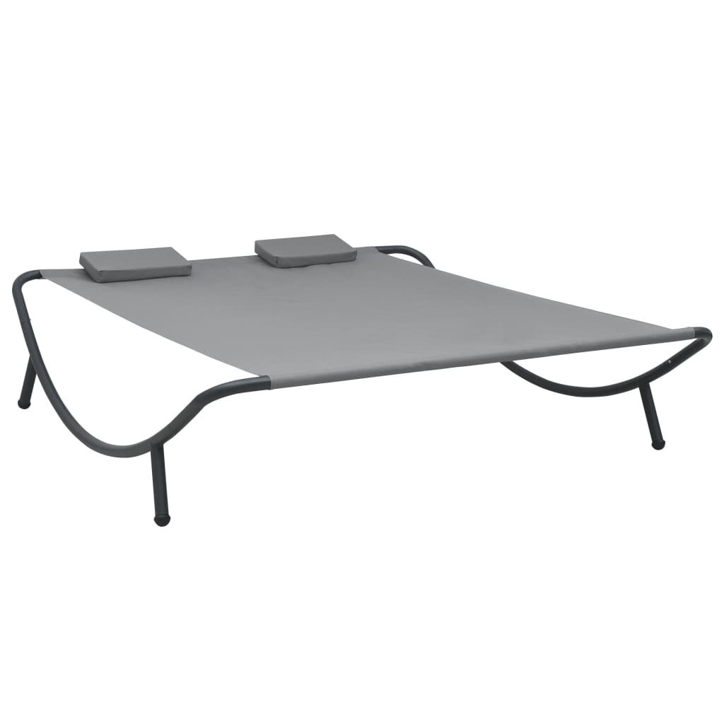 Loungebed Antraciet v. vidaXL - 55% Korting! (Krasjes)