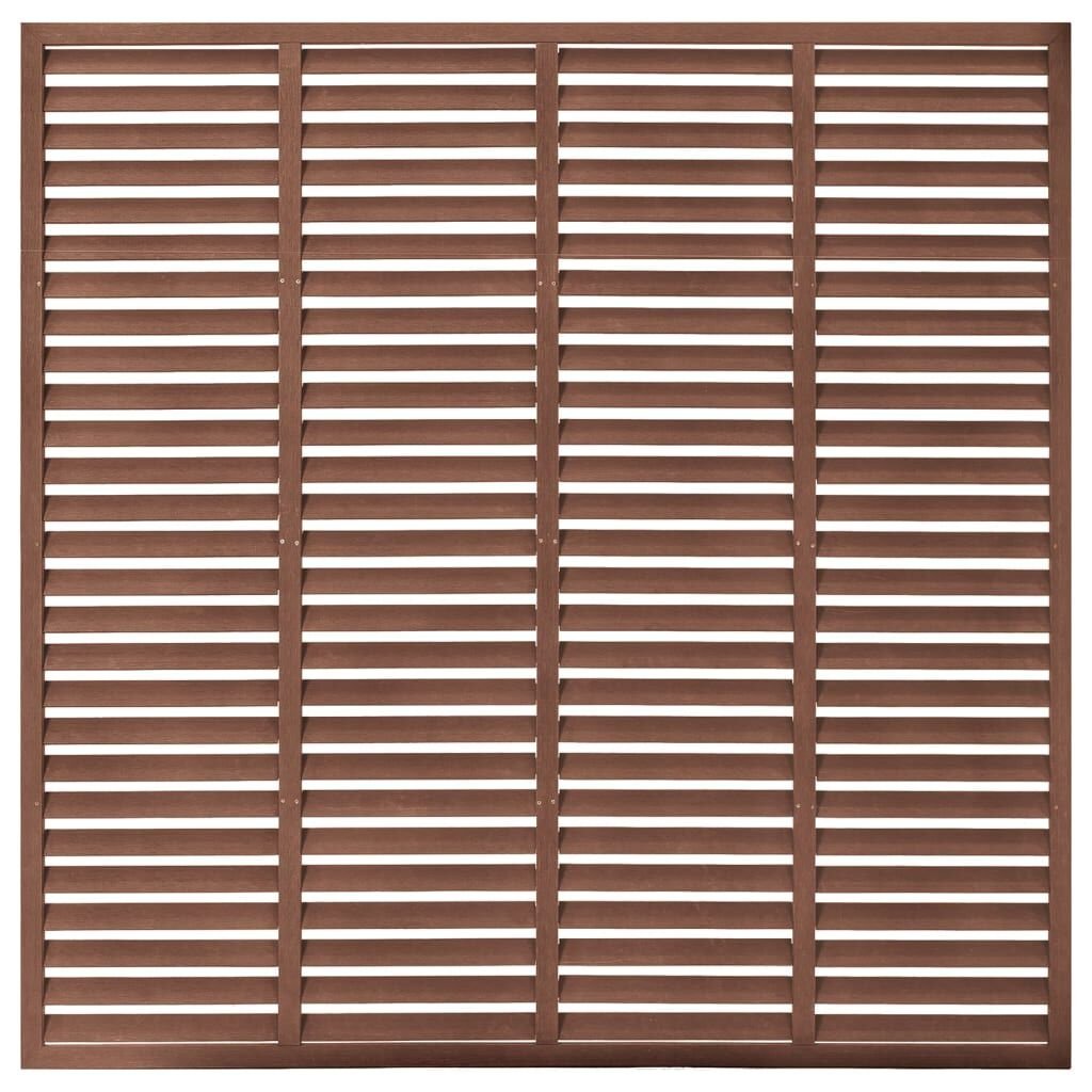 vidaXL Louvre Schutting 180x180cm Bruin - 53% Korting!