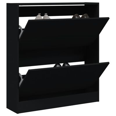 vidaXL Schoenenkast Zwart 80cm - Retourdeal!