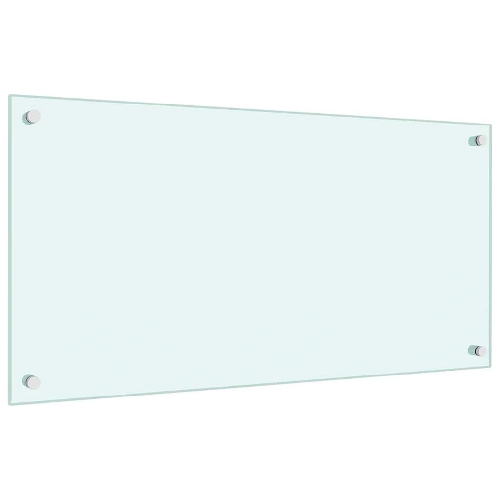 VidaXL Spatscherm Keuken Wit 80x40cm - 55% Korting!