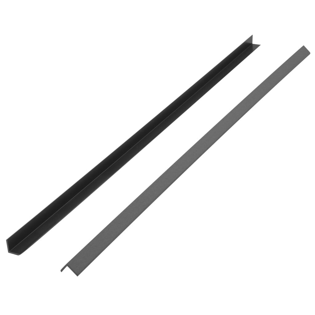 vidaXL Hoekplinten Terras 170cm Grijs (5 st) - HKC