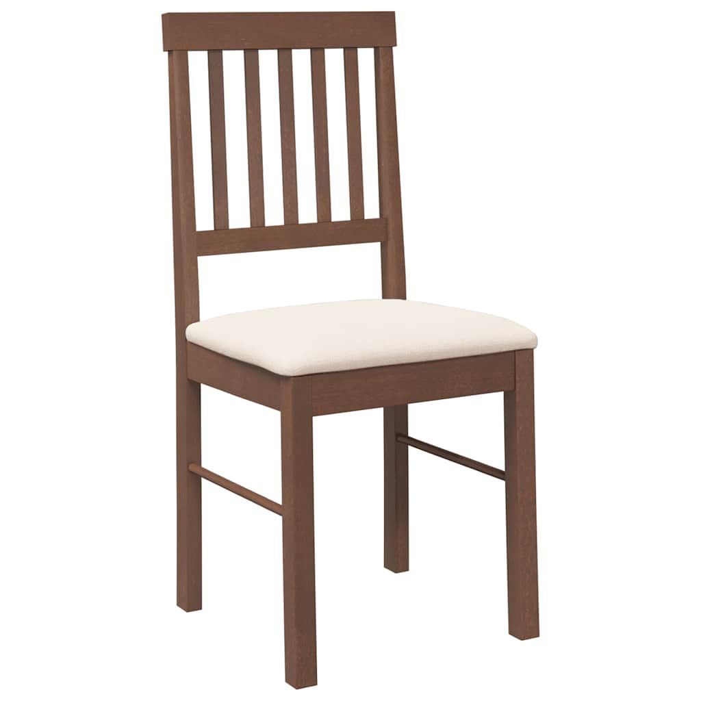 VidaXL Eetkamerstoelen Bruin (2 st) - Massief Hout - ZONDER Montage