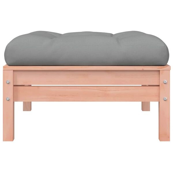 Tuinvoetenbank Douglas Hout + Kussen - 55% Korting! (Lichte Scheur)
