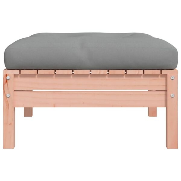 Tuinvoetenbank Douglas Hout + Kussen - 55% Korting! (Lichte Scheur)