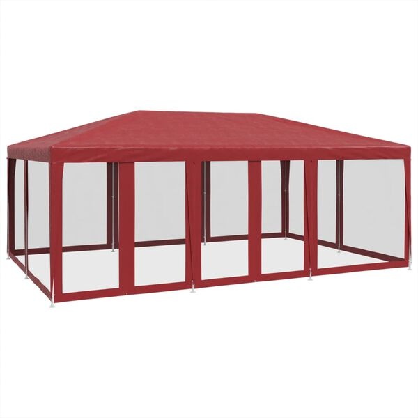 Partytent 6x4m Rood - Scheur - 60% Korting!