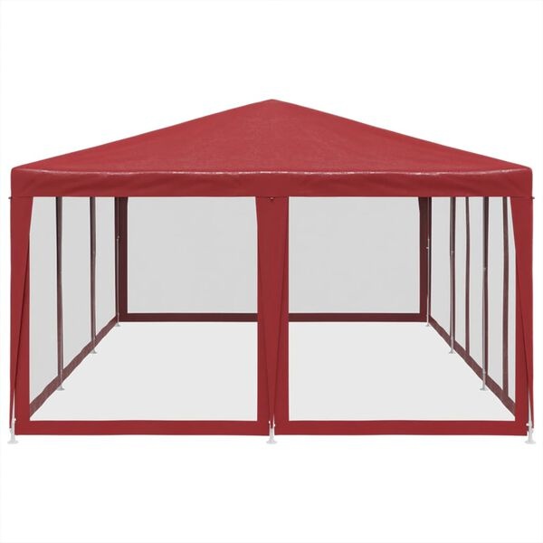 Partytent 6x4m Rood - Scheur - 60% Korting!