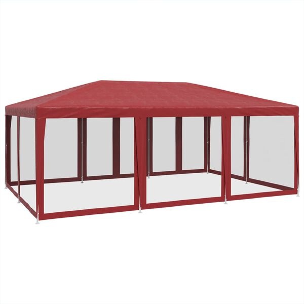 Partytent 6x4m Rood - Scheur - 60% Korting!