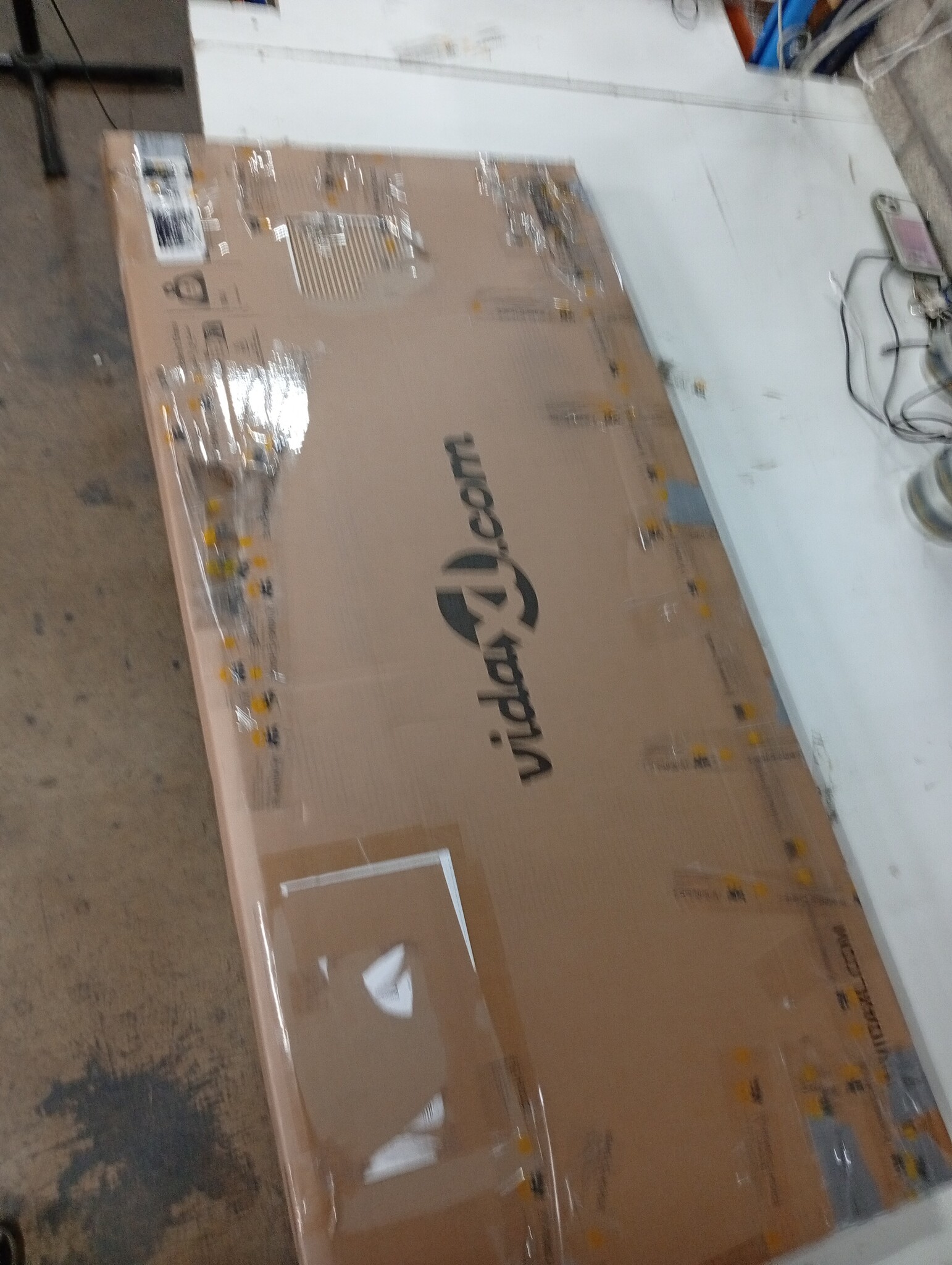 vidaXL TV Meubel 100cm Staal Roze (Retourdeal)
