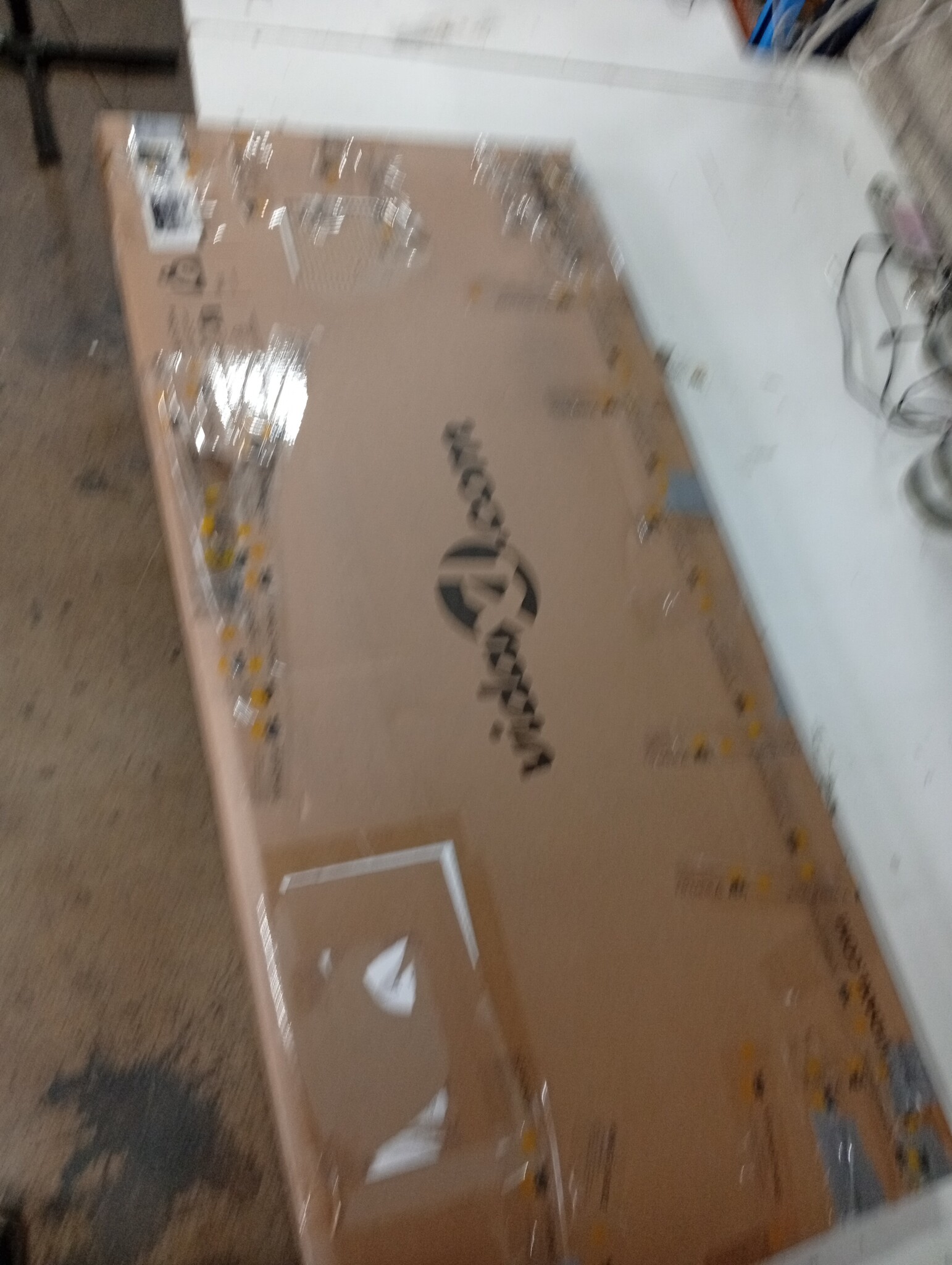 vidaXL TV Meubel 100cm Staal Roze (Retourdeal)