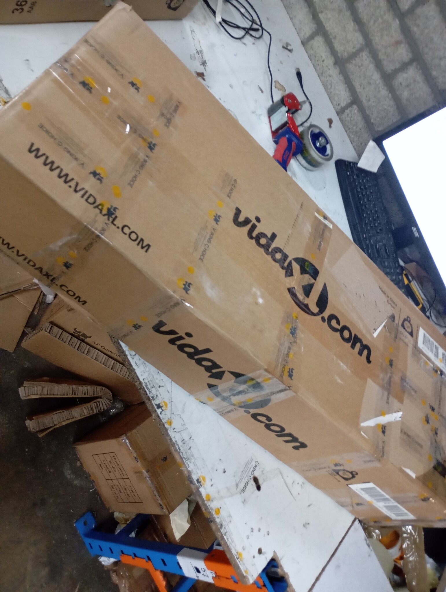 vidaXL Badkamerkast Oud Houtkleur 80x33x60cm - Zo Goed Als Nieuw!
