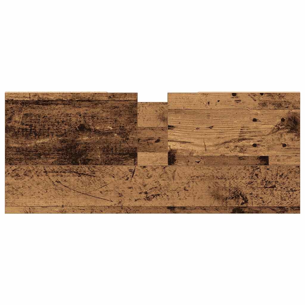 vidaXL Badkamerkast Oud Houtkleur 80x33x60cm - Zo Goed Als Nieuw!