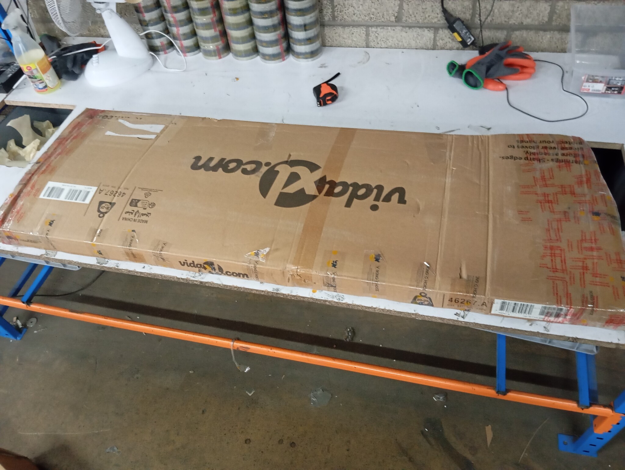 vidaXL Tuinbox 149x99x93 cm Antraciet - Zo Goed Als Nieuw!