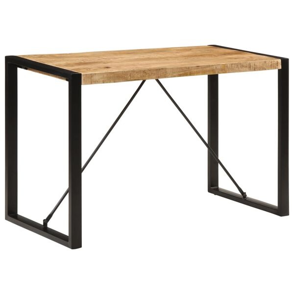 vidaXL Eettafel Mangohout 120cm - Retourdeal!