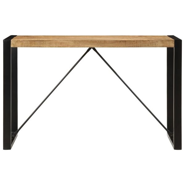vidaXL Eettafel Mangohout 120cm - Retourdeal!