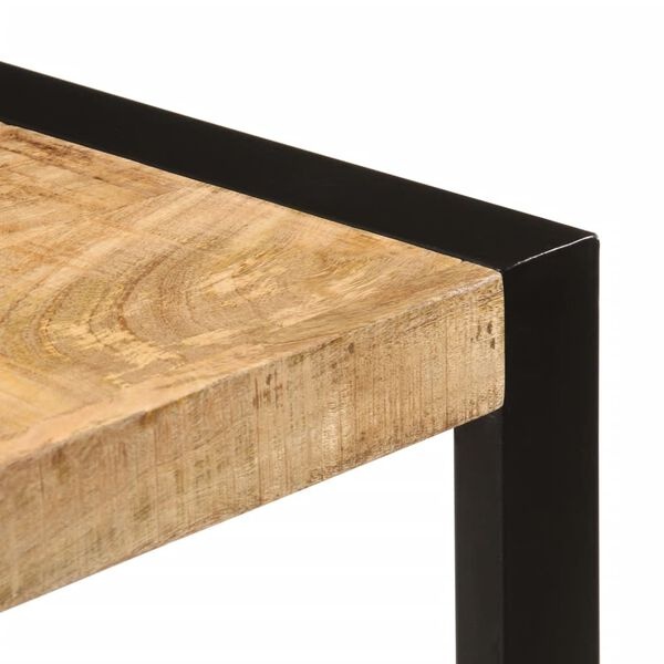 vidaXL Eettafel Mangohout 120cm - Retourdeal!