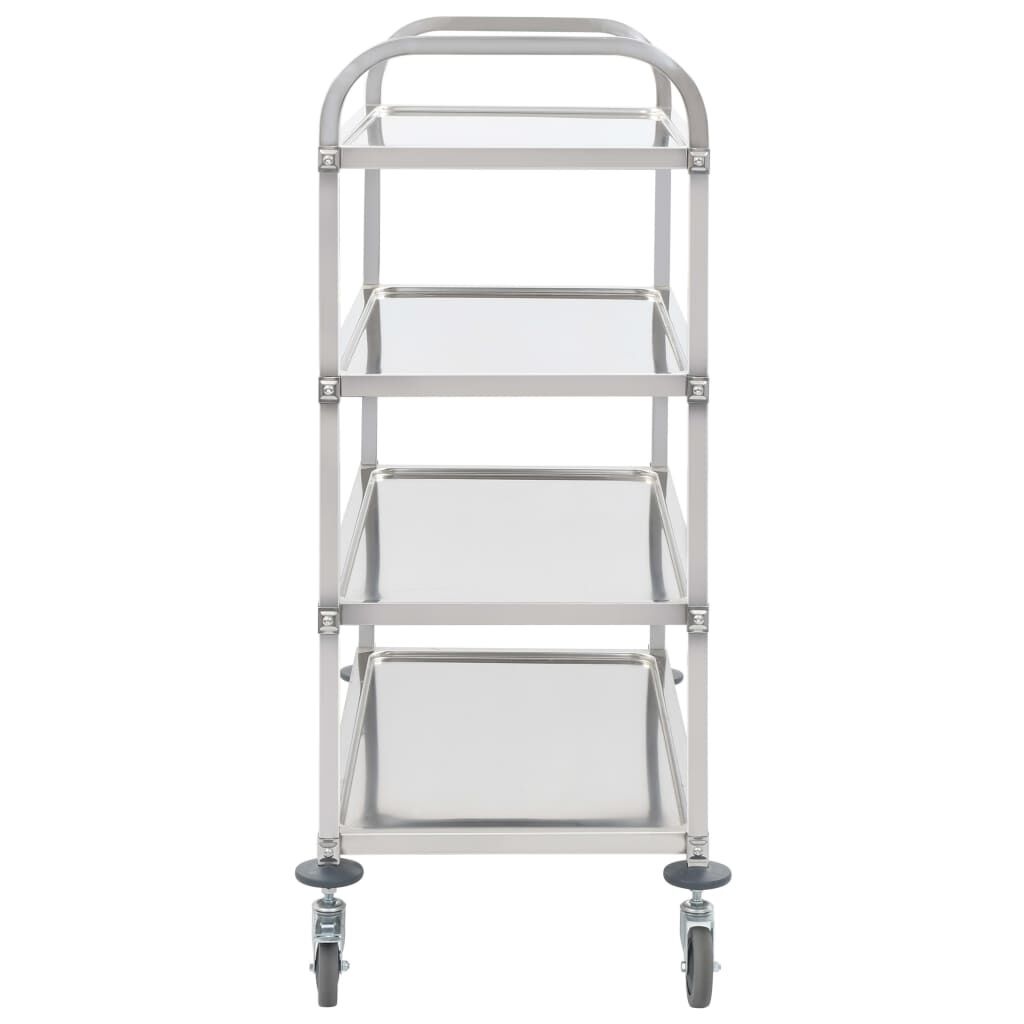 vidaXL Keukentrolley RVS - 60% Korting! (Deukje)