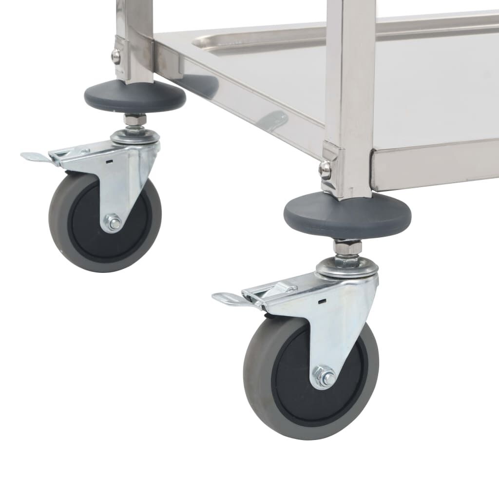vidaXL Keukentrolley RVS - 60% Korting! (Deukje)