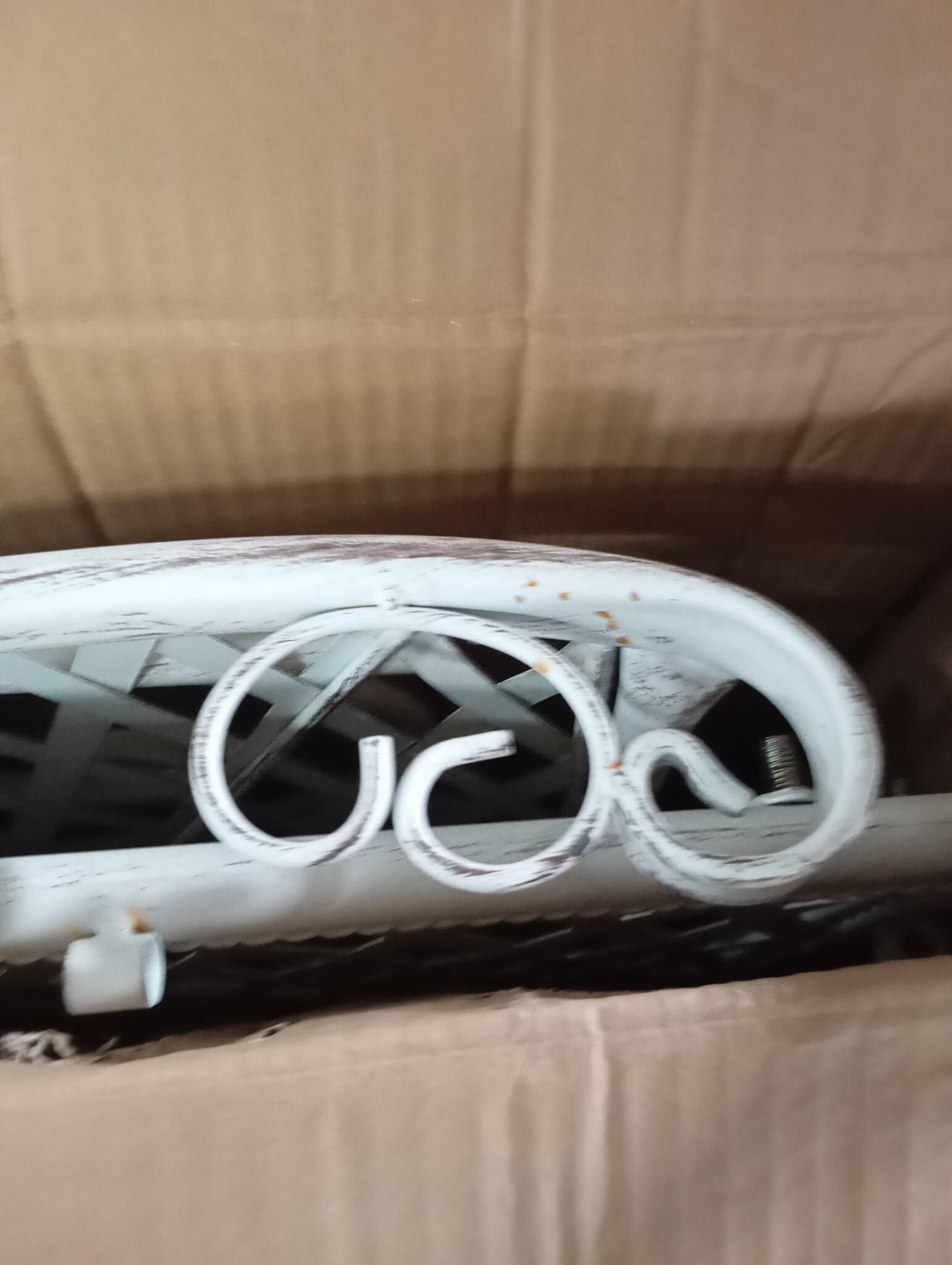 VidaXL Chaise Longue Antiekwit - 55% Korting! (Gebruikssporen)