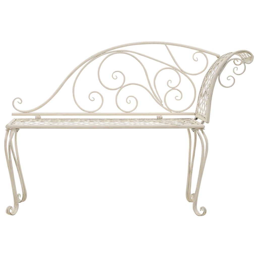 VidaXL Chaise Longue Antiekwit - 55% Korting! (Gebruikssporen)