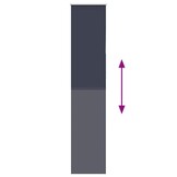 Rolgordijn Verduisterend Marineblauw 55x210cm - 65% Korting!