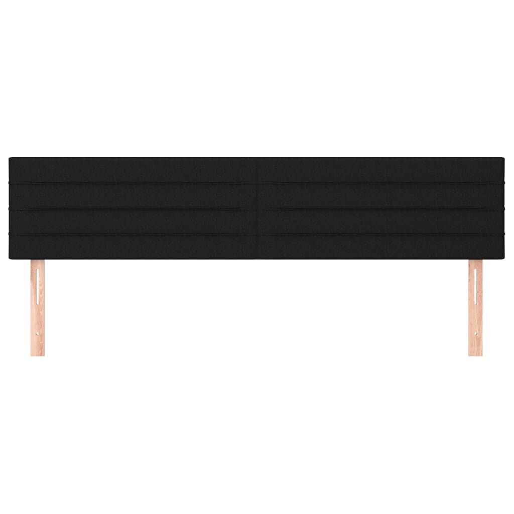VidaXL Hoofdborden Zwart (2 st) - 100cm - 62% Korting!