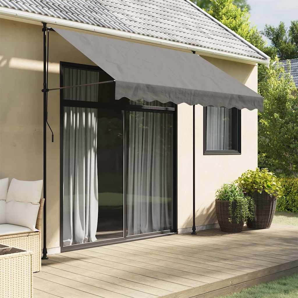 vidaXL Uittrekbare Luifel 250x150cm Antraciet - 60% Korting!