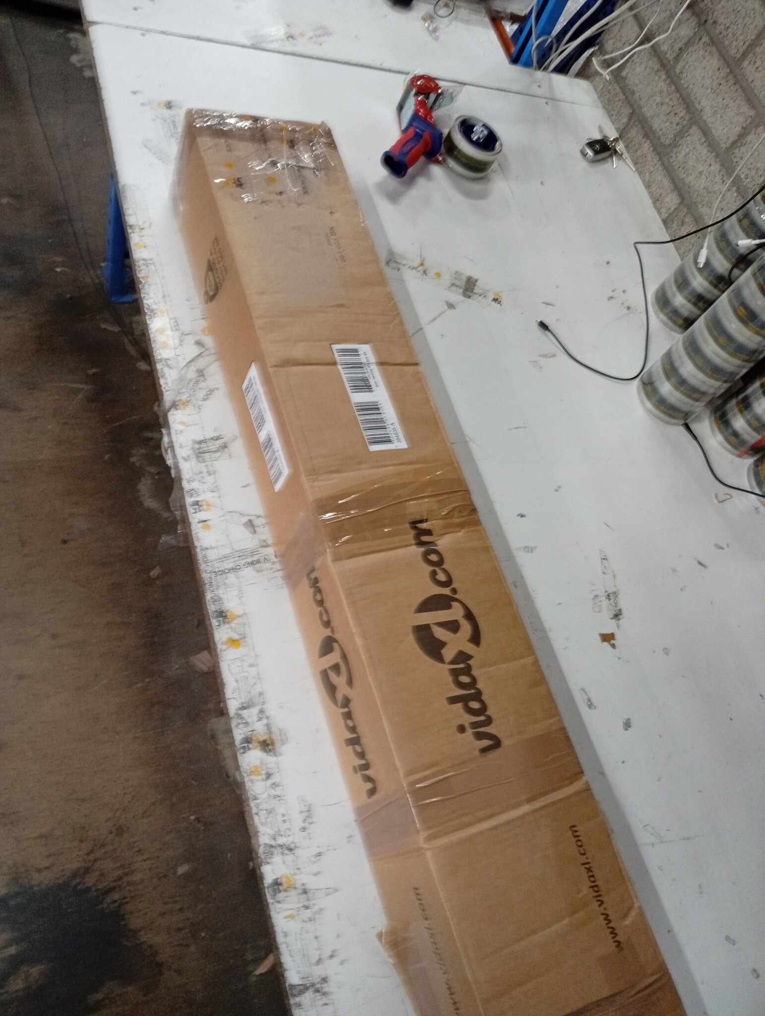 VidaXL Uittrekbaar Tuinscherm 180x500cm Zwart - Retourdeal!