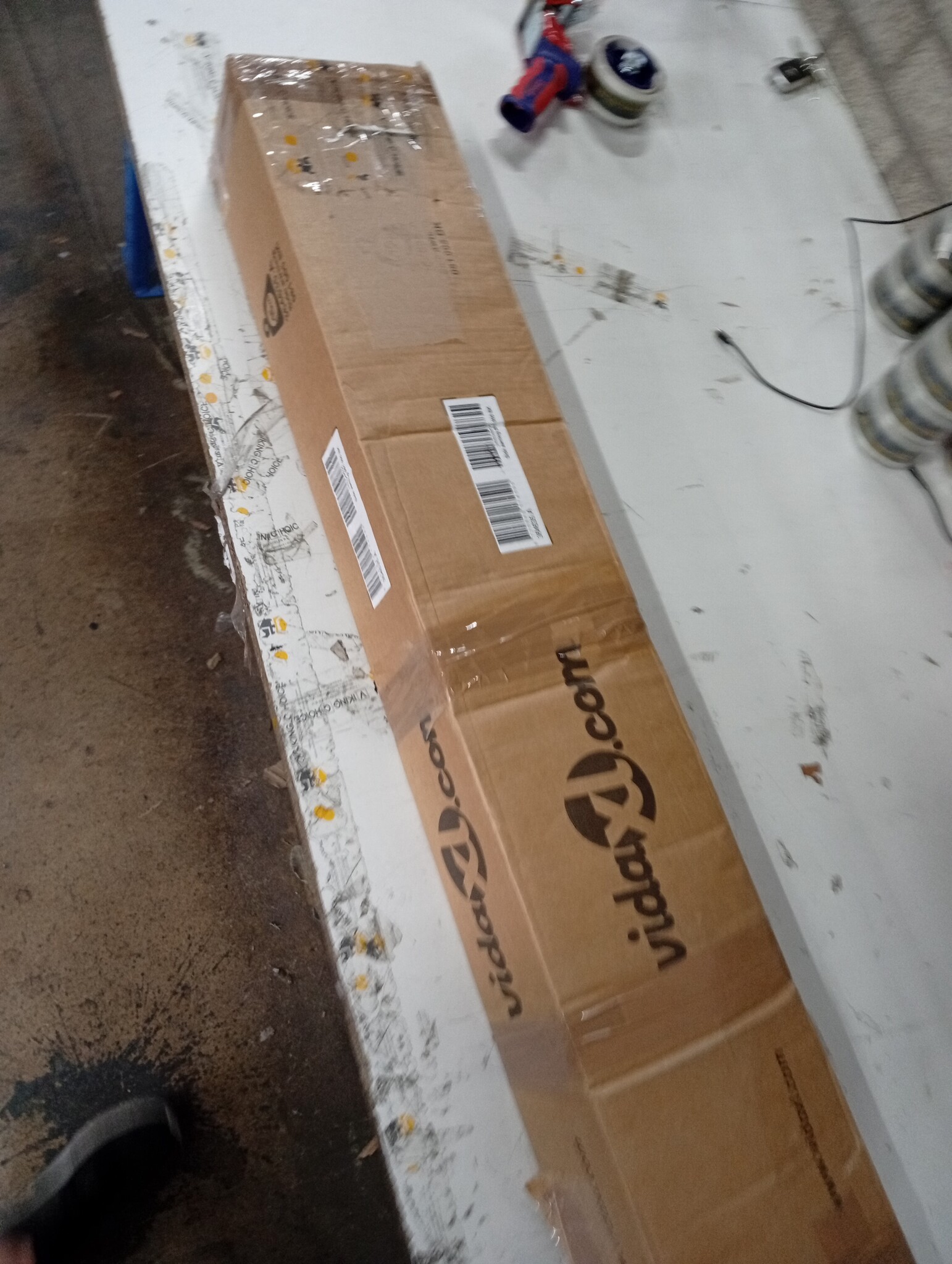 VidaXL Uittrekbaar Tuinscherm 180x500cm Zwart - Retourdeal!