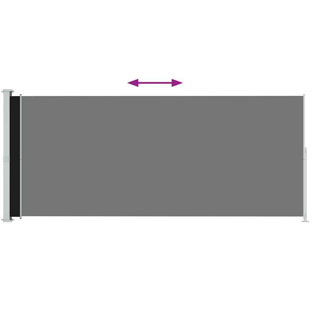 VidaXL Uittrekbaar Tuinscherm 180x500cm Zwart - Retourdeal!