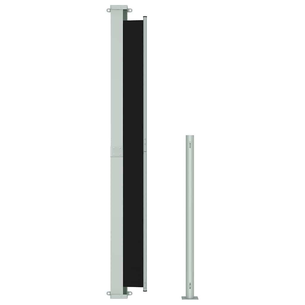 VidaXL Uittrekbaar Tuinscherm 180x500cm Zwart - Retourdeal!