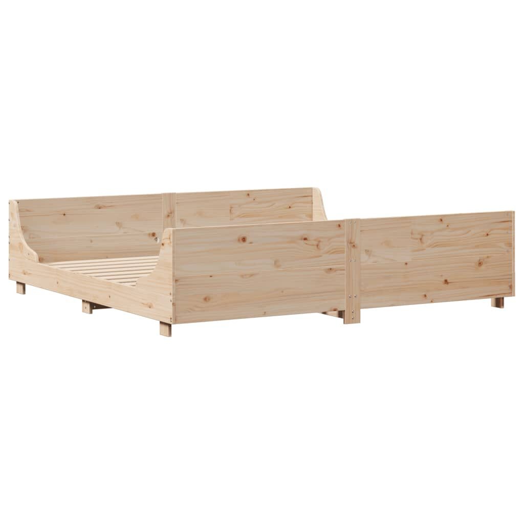 Grenen Bedframe 200x200 - Zo Goed Als Nieuw!