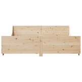 Grenen Bedframe 200x200 - Zo Goed Als Nieuw!