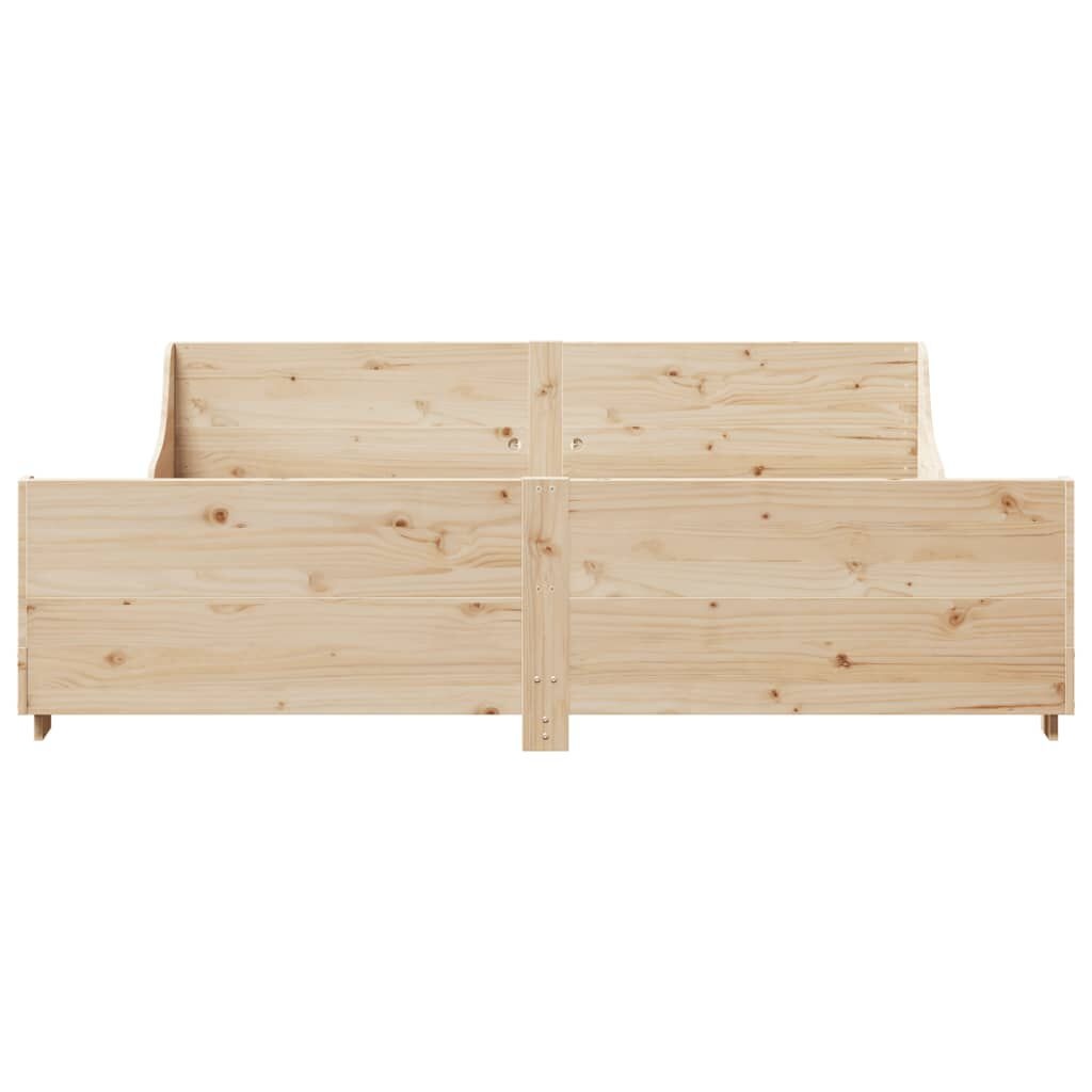 Grenen Bedframe 200x200 - Zo Goed Als Nieuw!
