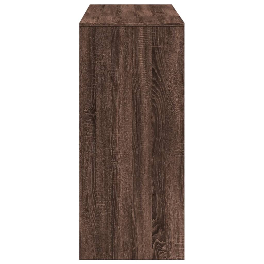 VidaXL Bartafel Bruin Eiken 124cm - Retourdeal!