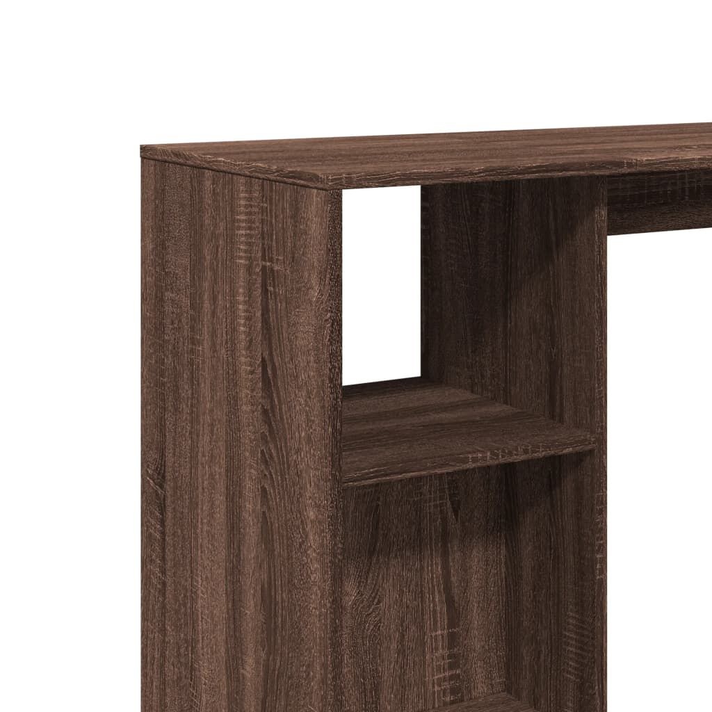 VidaXL Bartafel Bruin Eiken 124cm - Retourdeal!