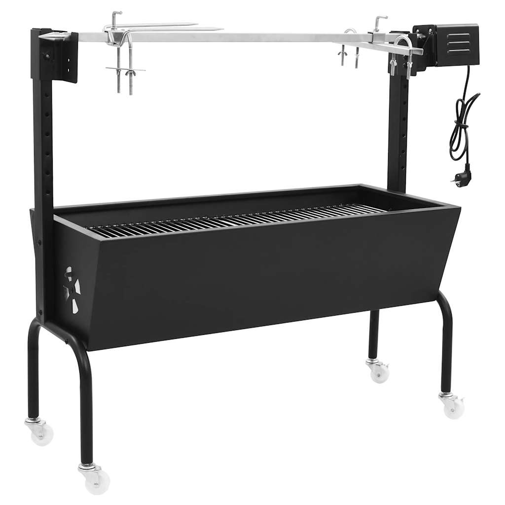 vidaXL BBQ Draaispit Elektrisch RVS - Zo Goed Als Nieuw!