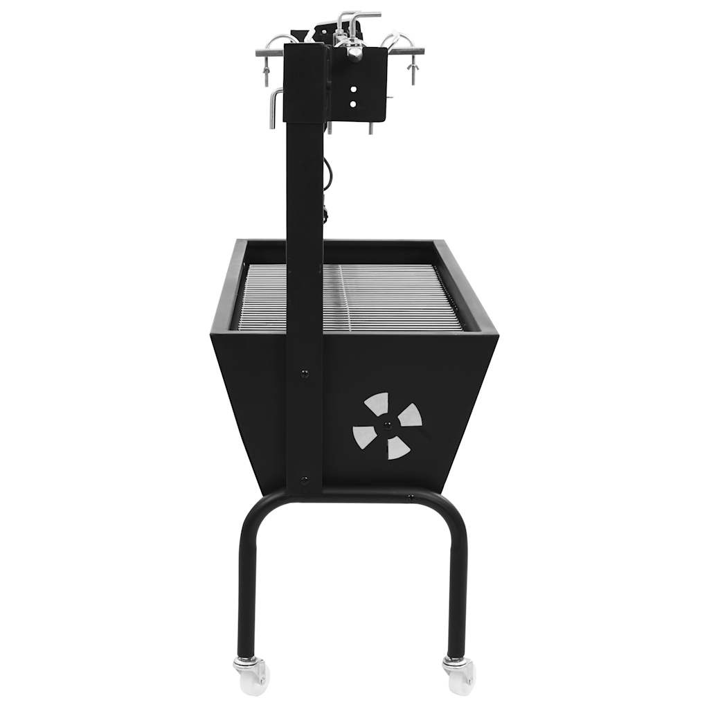 vidaXL BBQ Draaispit Elektrisch RVS - Zo Goed Als Nieuw!