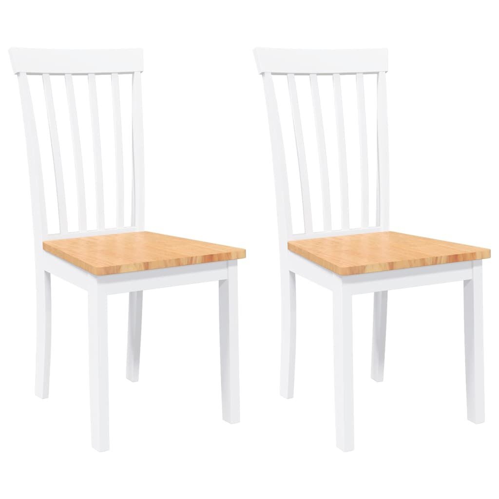 VidaXL Eetkamerstoelen (2 st) Massief Hout - Retourdeal!