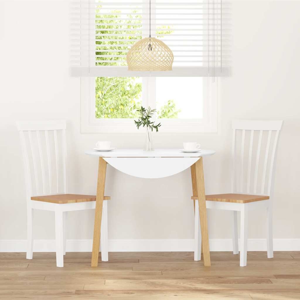 VidaXL Eetkamerstoelen (2 st) Massief Hout - Retourdeal!