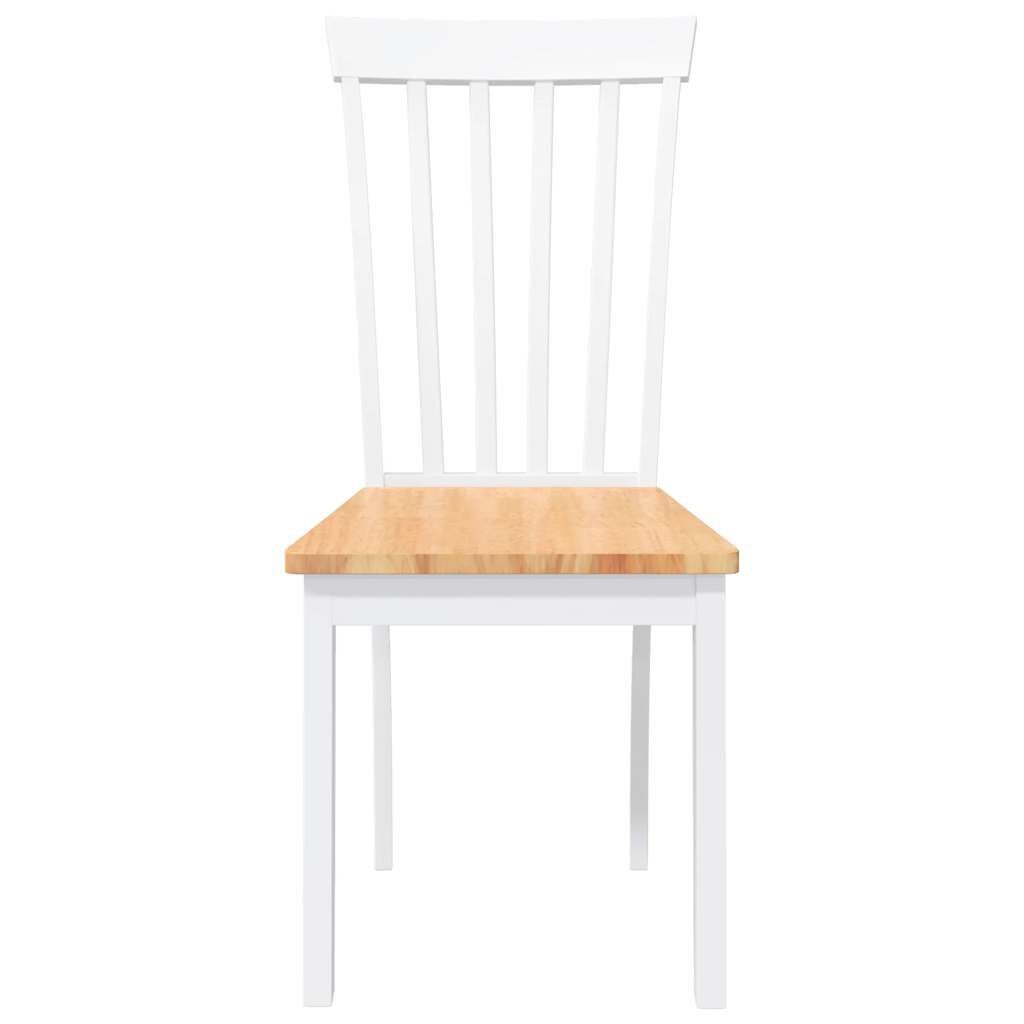VidaXL Eetkamerstoelen (2 st) Massief Hout - Retourdeal!