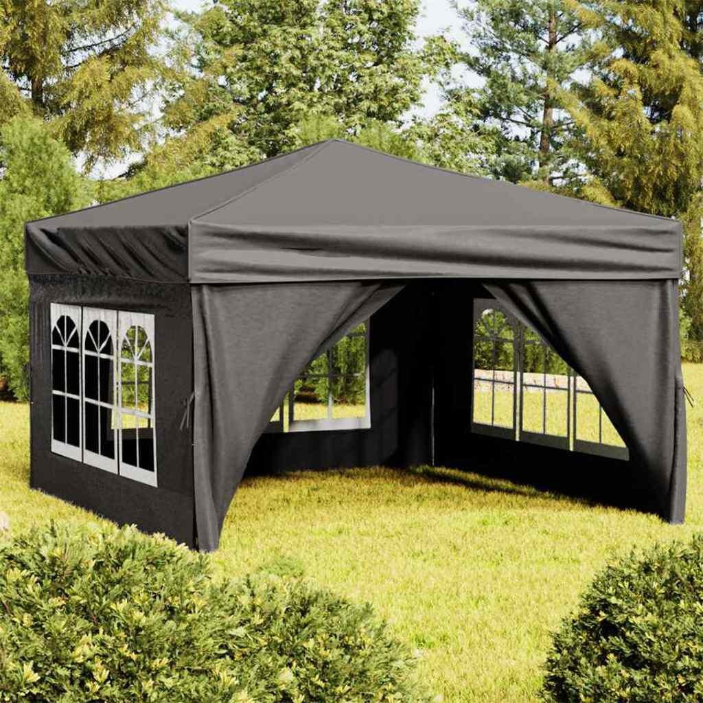Partytent Inklapbaar 3x3m Antraciet - Retourdeal!