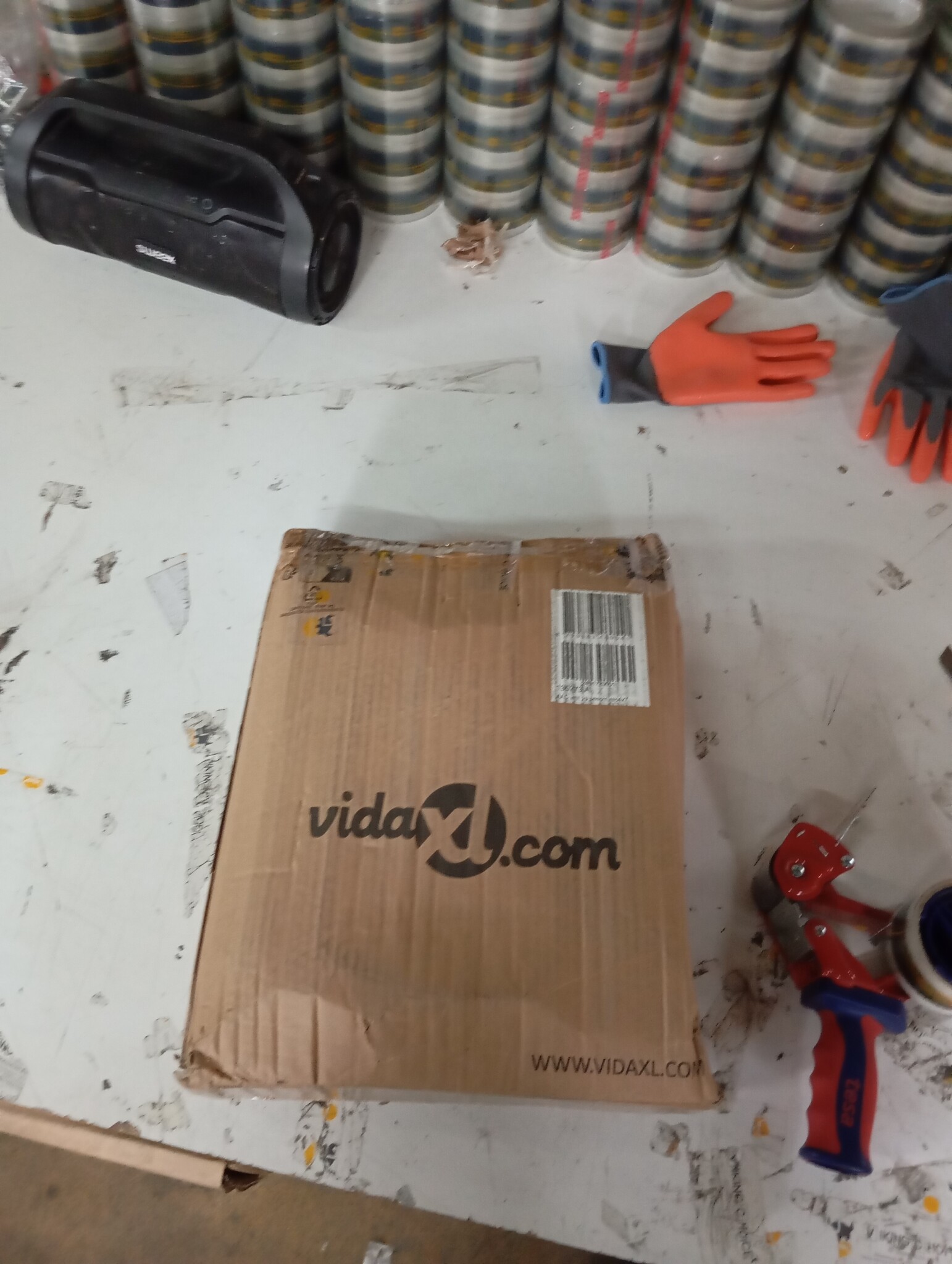VidaXL Rechthoekig Zonnescherm 4x7m Wit - Topdeal!