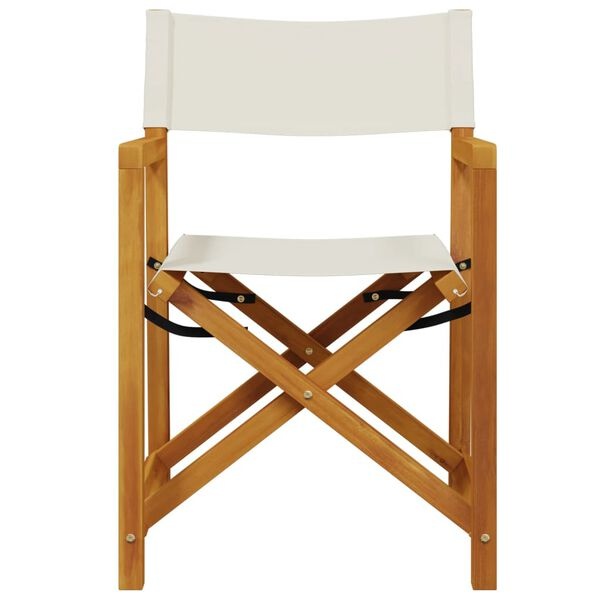 vidaXL Tuinstoelen (4 st) Crèmewit - 35% Korting!