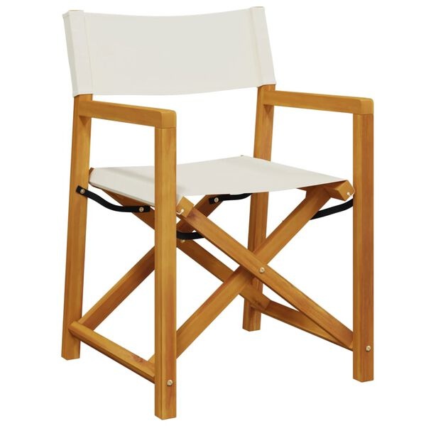 vidaXL Tuinstoelen (4 st) Crèmewit - 35% Korting!