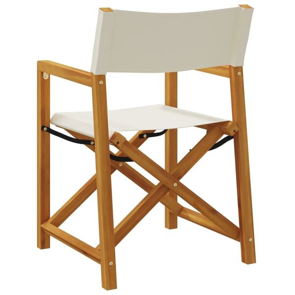 vidaXL Tuinstoelen (4 st) Crèmewit - 35% Korting!