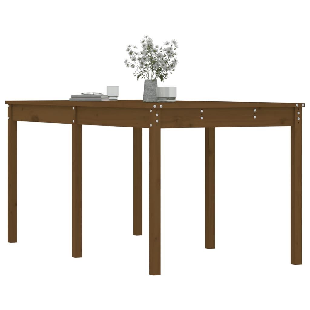 vidaXL Tuintafel Grenenhout Honingbruin 159,5cm - Retourdeal!