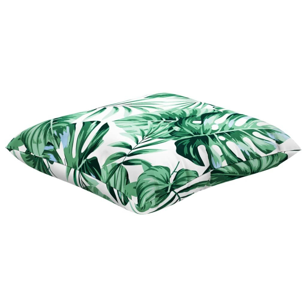 vidaXL Bankkussens Bladpatroon 50x50cm (4 stuks) - Retourdeal!