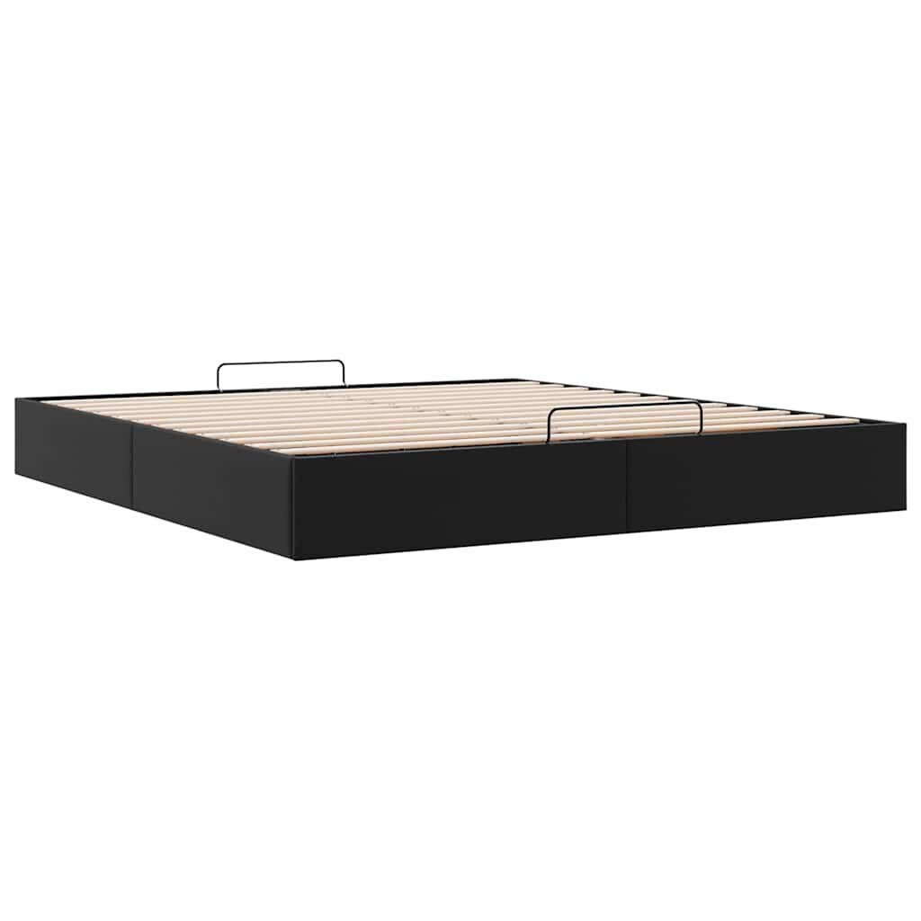 Retour: VidaXL Bedframe 180x200 cm Zwart Kunstleer