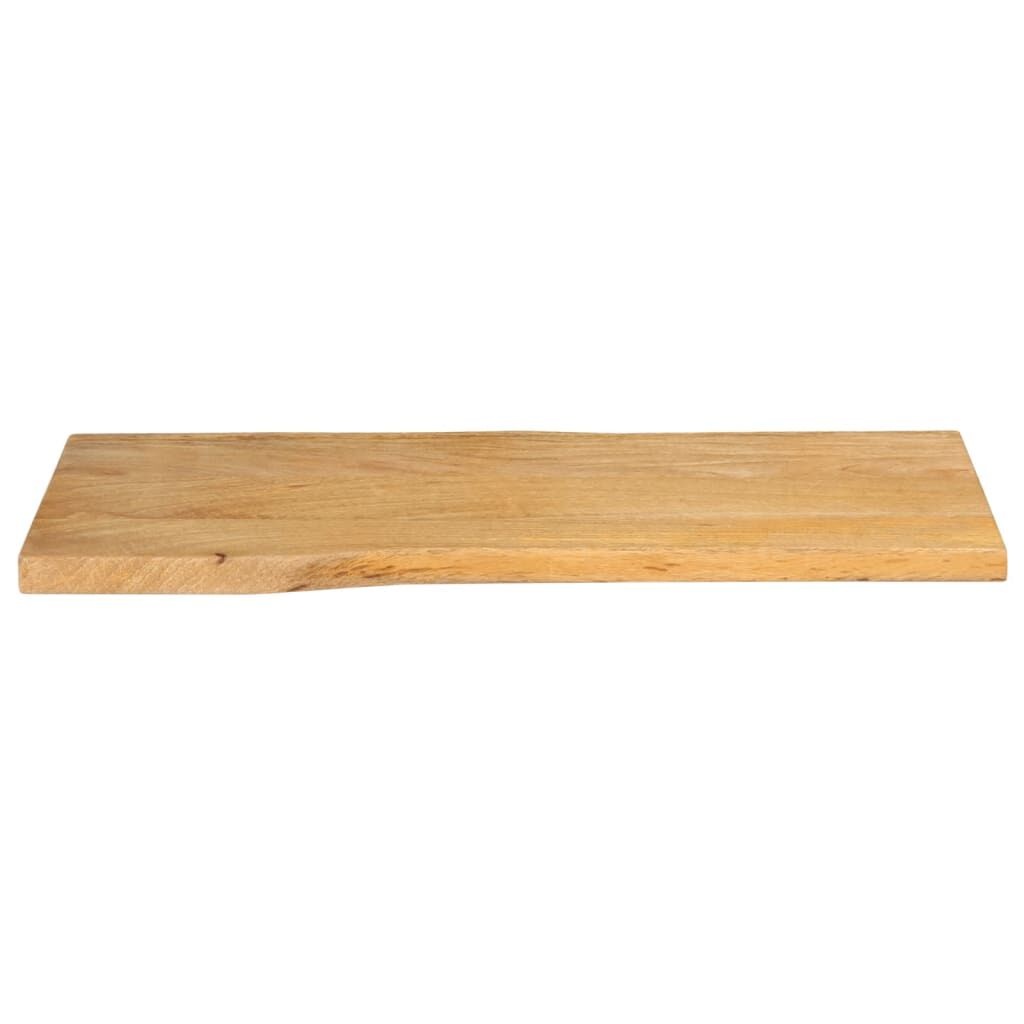 Massief Mangohouten Tafelblad 90x40 cm - Natuurlijke Rand